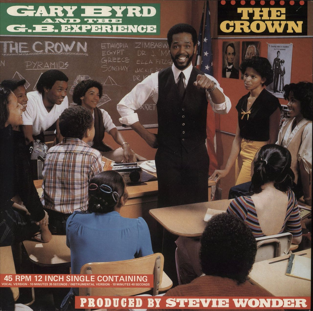 Gary Byrd The Crown + p/s UK 12" vinyl single (12 inch record / Maxi-single) TMGT1312