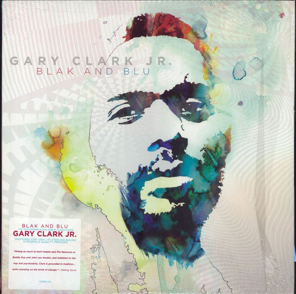 Gary Clark Jr. Blak & Blu + Shrink US 2-LP vinyl record set (Double LP Album) 531981-1