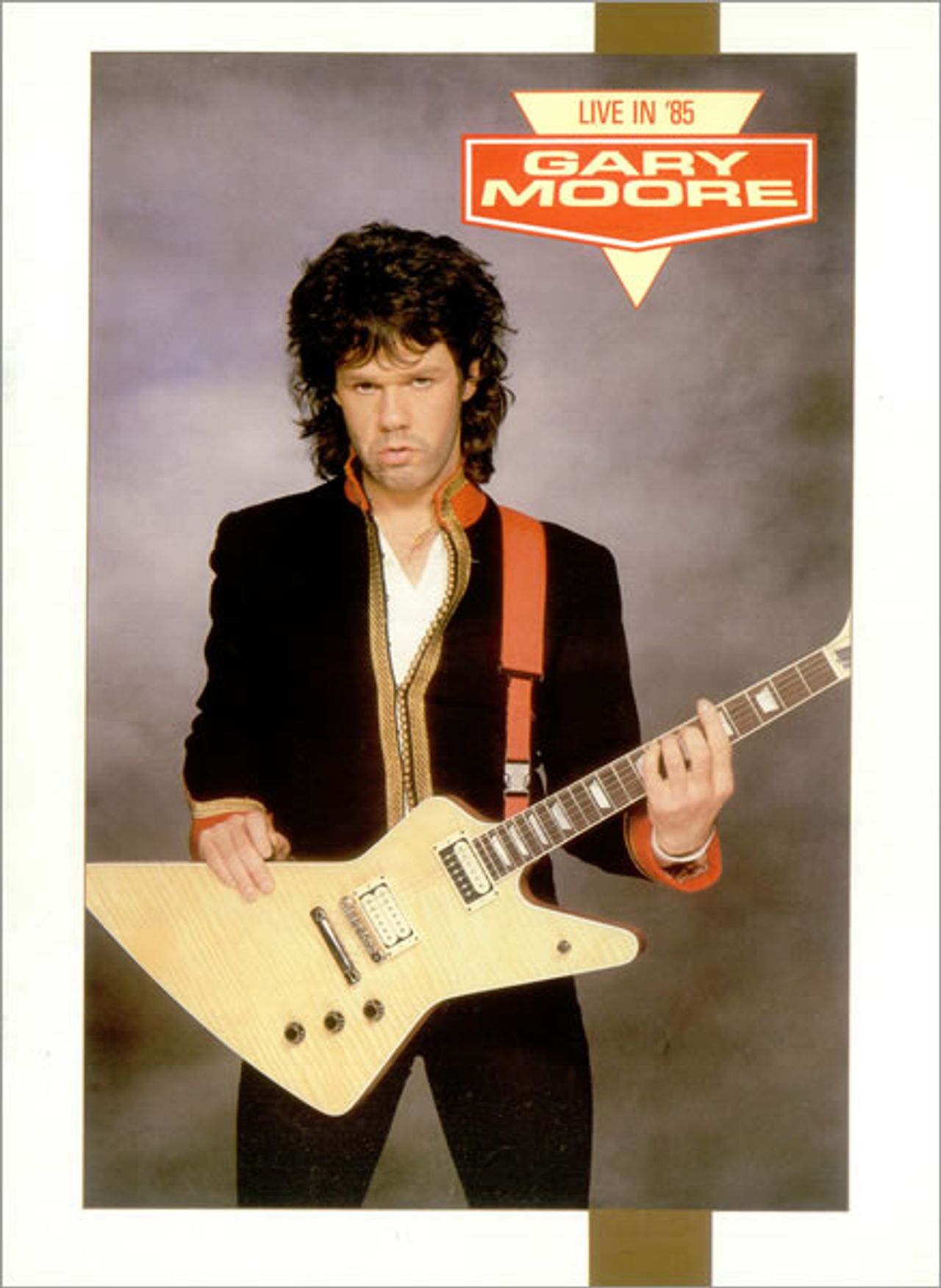 Gary Moore Live In '85 UK tour programme TOUR PROGRAMME