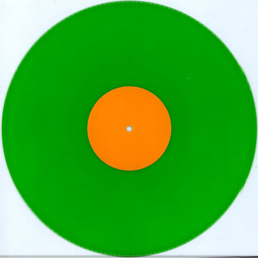 Gary Numan Cars 97' - Green Vinyl UK Promo 12" vinyl single (12 inch record / Maxi-single) NUM12CA804620