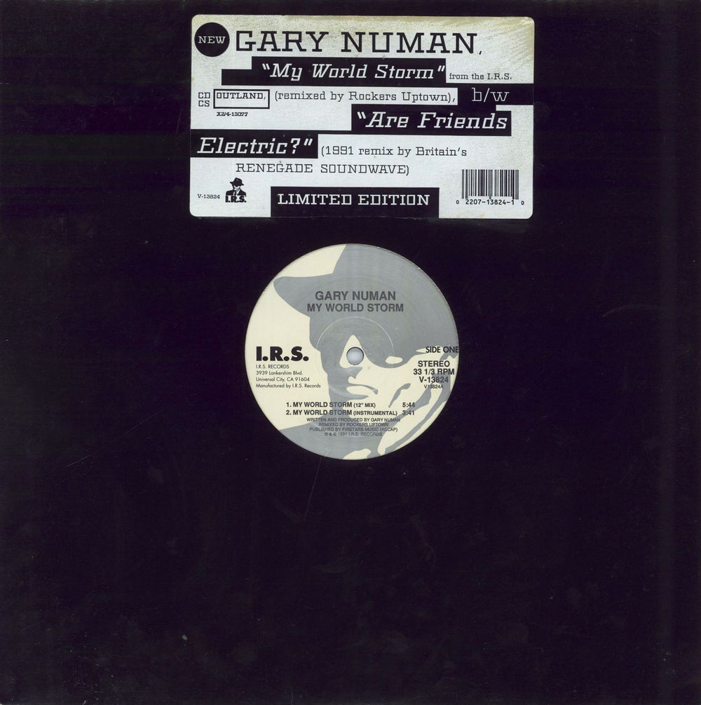 Gary Numan My World Storm US 12" vinyl single (12 inch record / Maxi-single) V13824