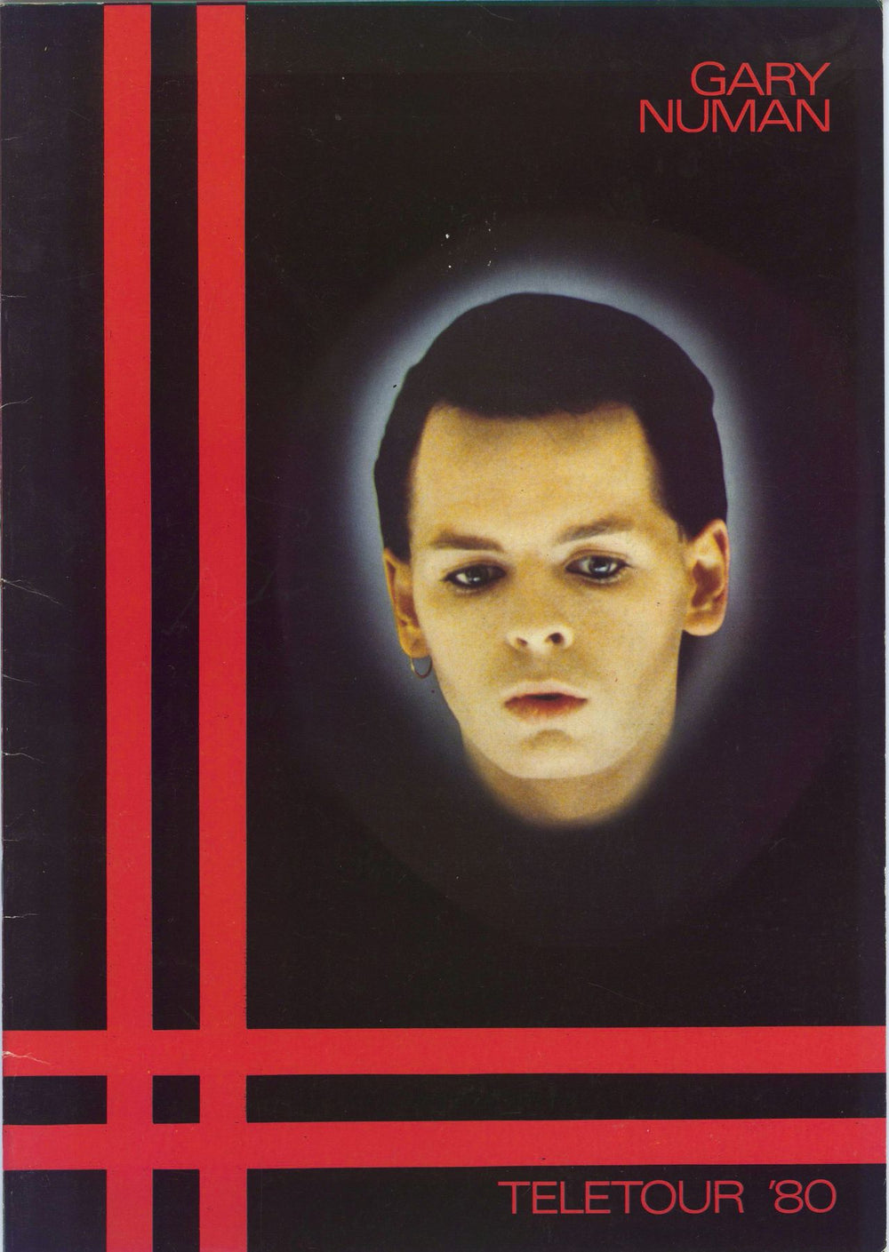 Gary Numan Teletour '80 + Merch Insert UK tour programme TOUR PROGRAMME