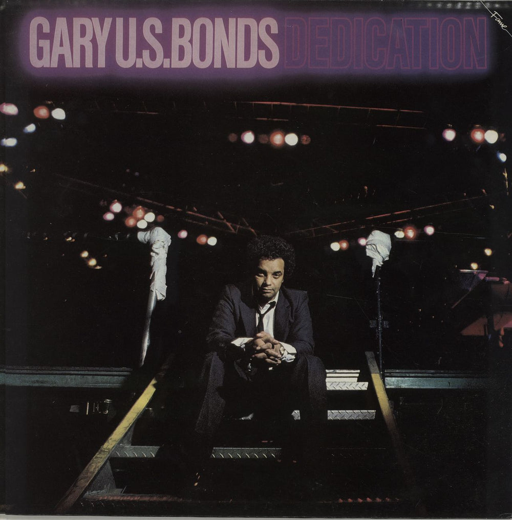 Gary U.S. Bonds Dedication UK vinyl LP album (LP record) FA4130751