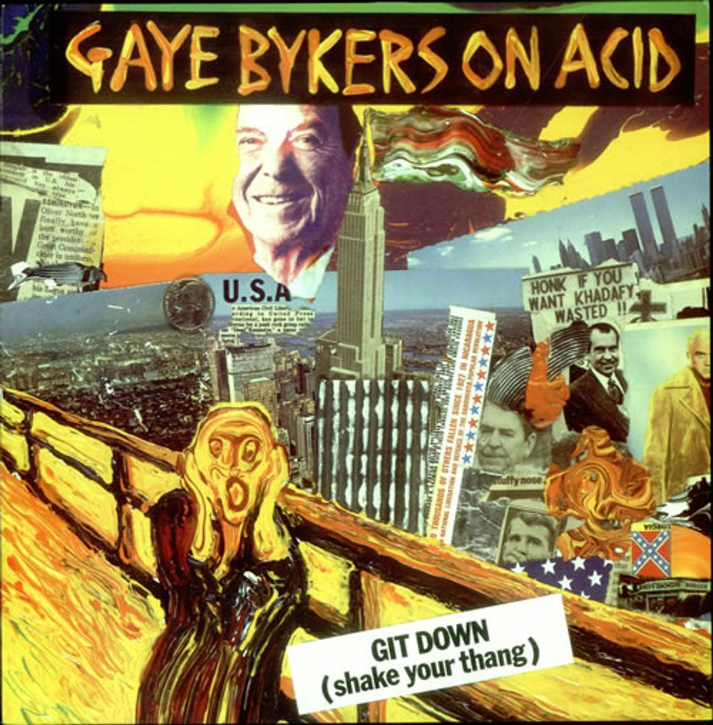 Gaye Bykers On Acid Git Down (Shake Your Thang) UK 12" vinyl single (12 inch record / Maxi-single) VST1008