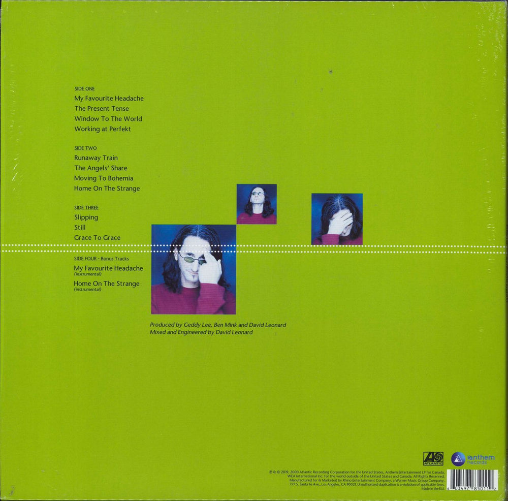 Geddy Lee My Favourite Headache -180g + Shrink & Hype Sticker US 2-LP vinyl record set (Double LP Album) 603497850112