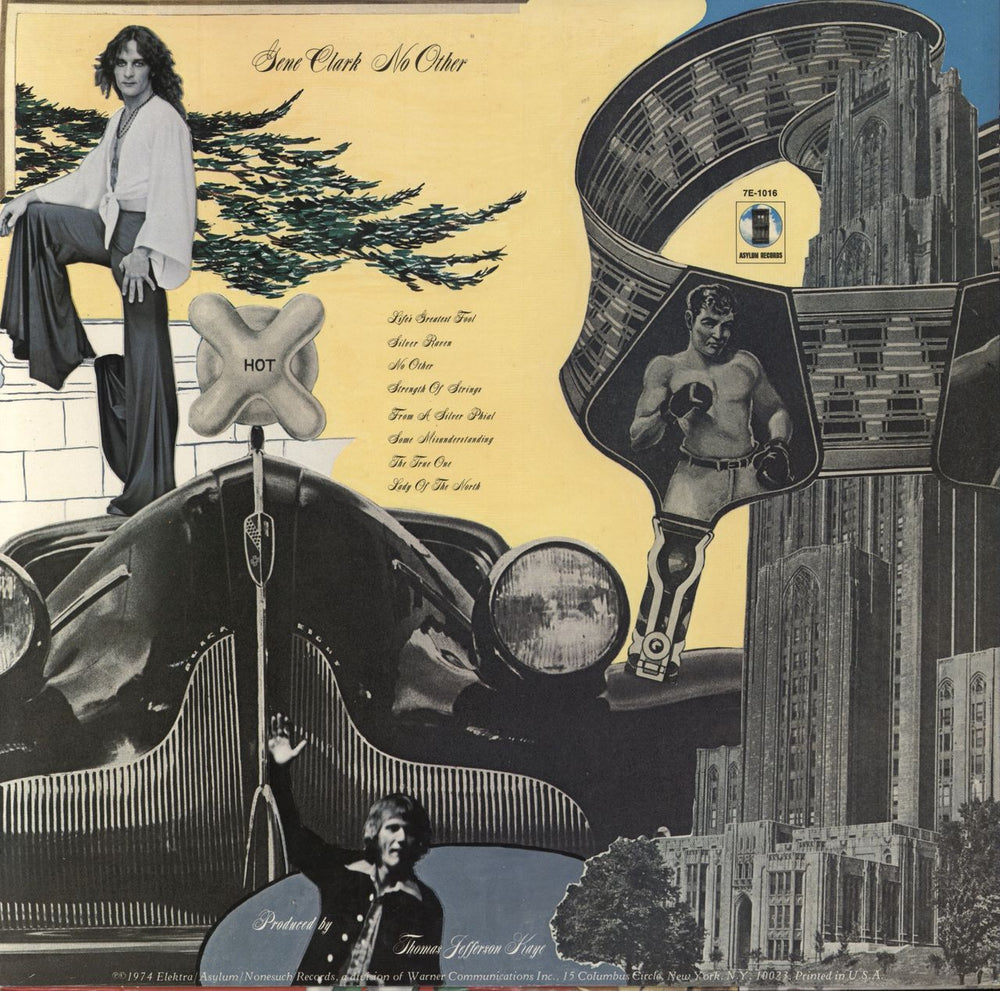 Gene Clark No Other + Poster - Promo US Promo vinyl LP album (LP record)