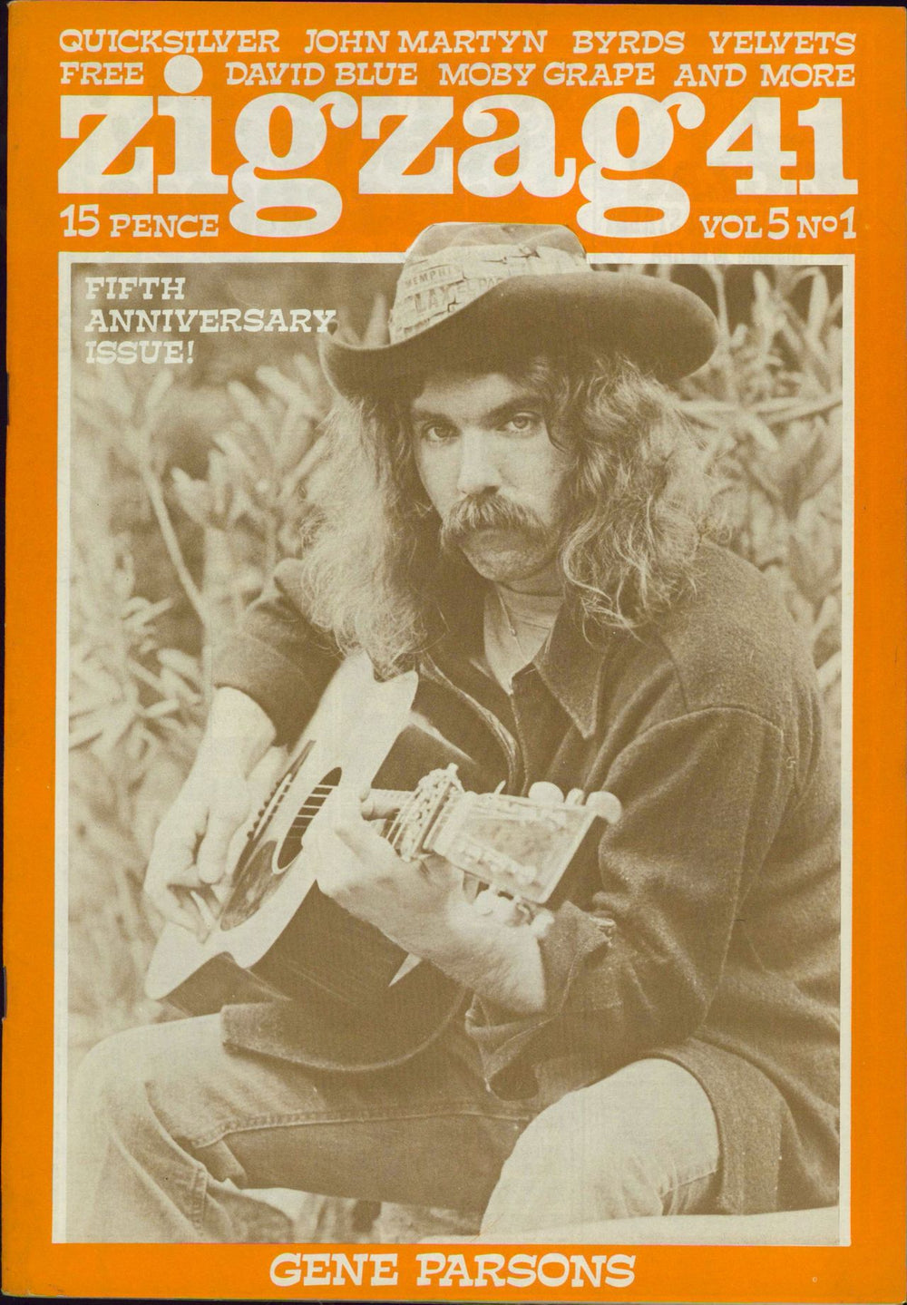 Gene Parsons Zig Zag Magazine No. 41 UK magazine #41