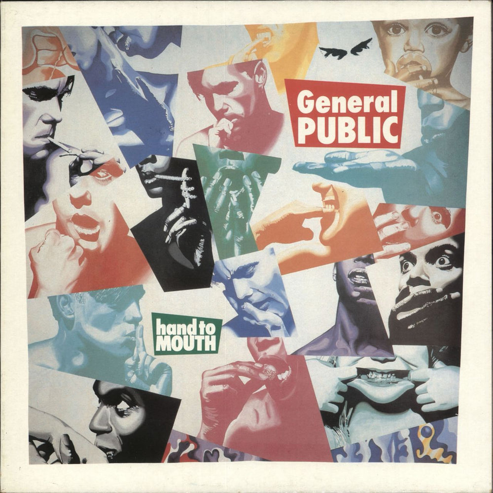 General Public Hand To Mouth Italian vinyl LP album (LP record) V2395