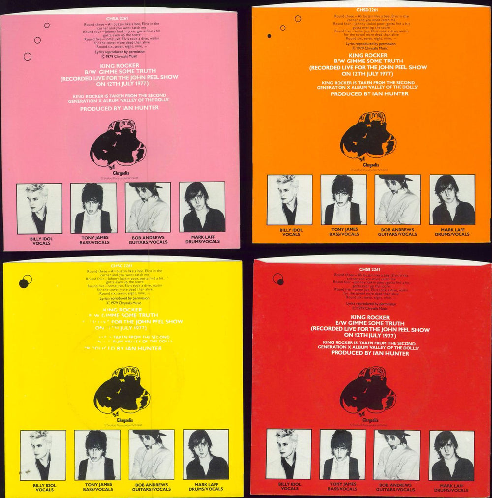 Generation X King Rocker - Complete Set UK Vinyl Box Set