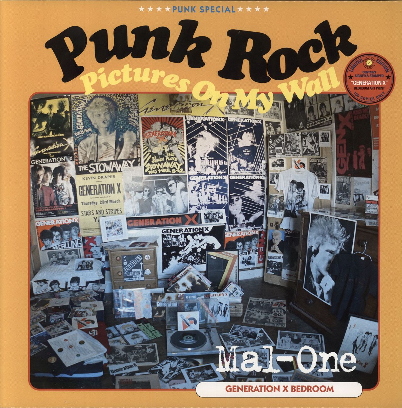 Generation X Punk Rock Pictures On My Wall + Art Print - RSD 2023