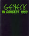 Genesis In Concert 1980 + Badge UK tour programme TOUR PROGRAMME