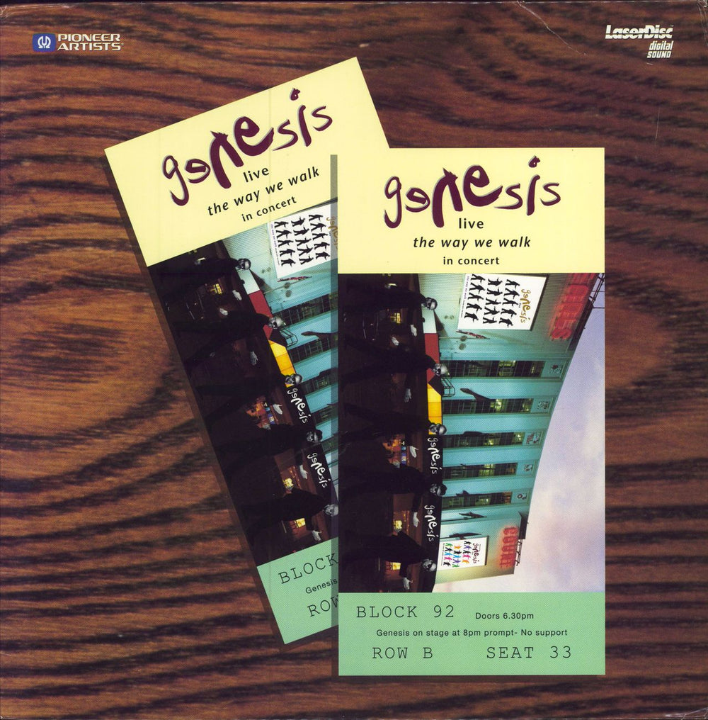 Genesis Live - The Way We Walk - In Concert US laserdisc / lazerdisc PA-93-526
