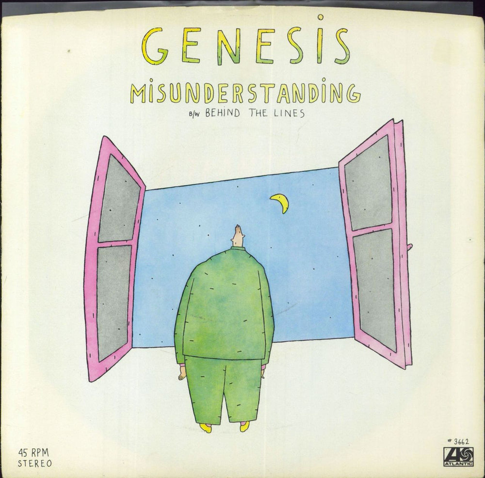 Genesis Misunderstanding US 7" vinyl single (7 inch record / 45) 3662