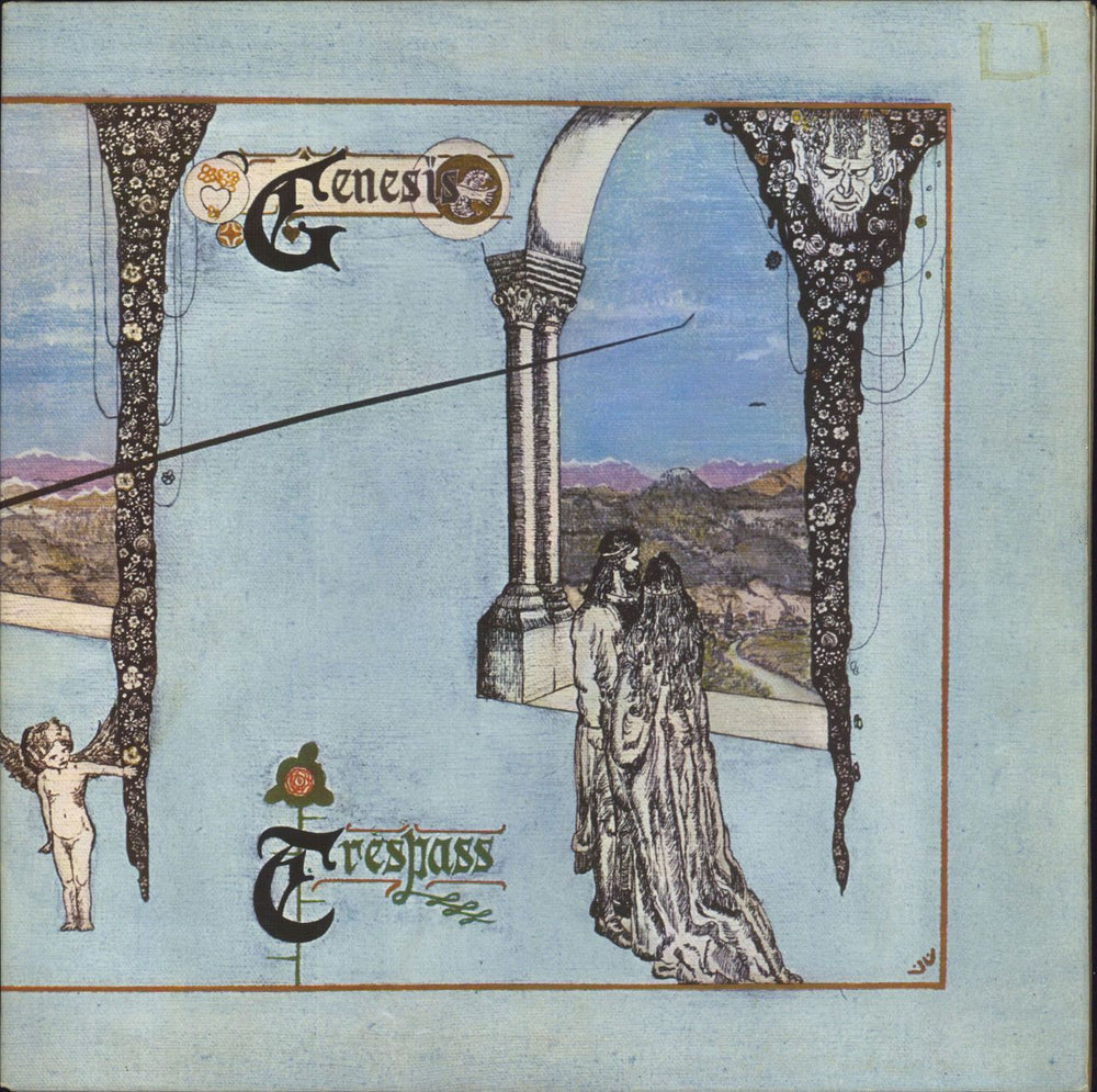 Genesis Trespass - 1st (B) - VG UK vinyl LP album (LP record) CAS1020