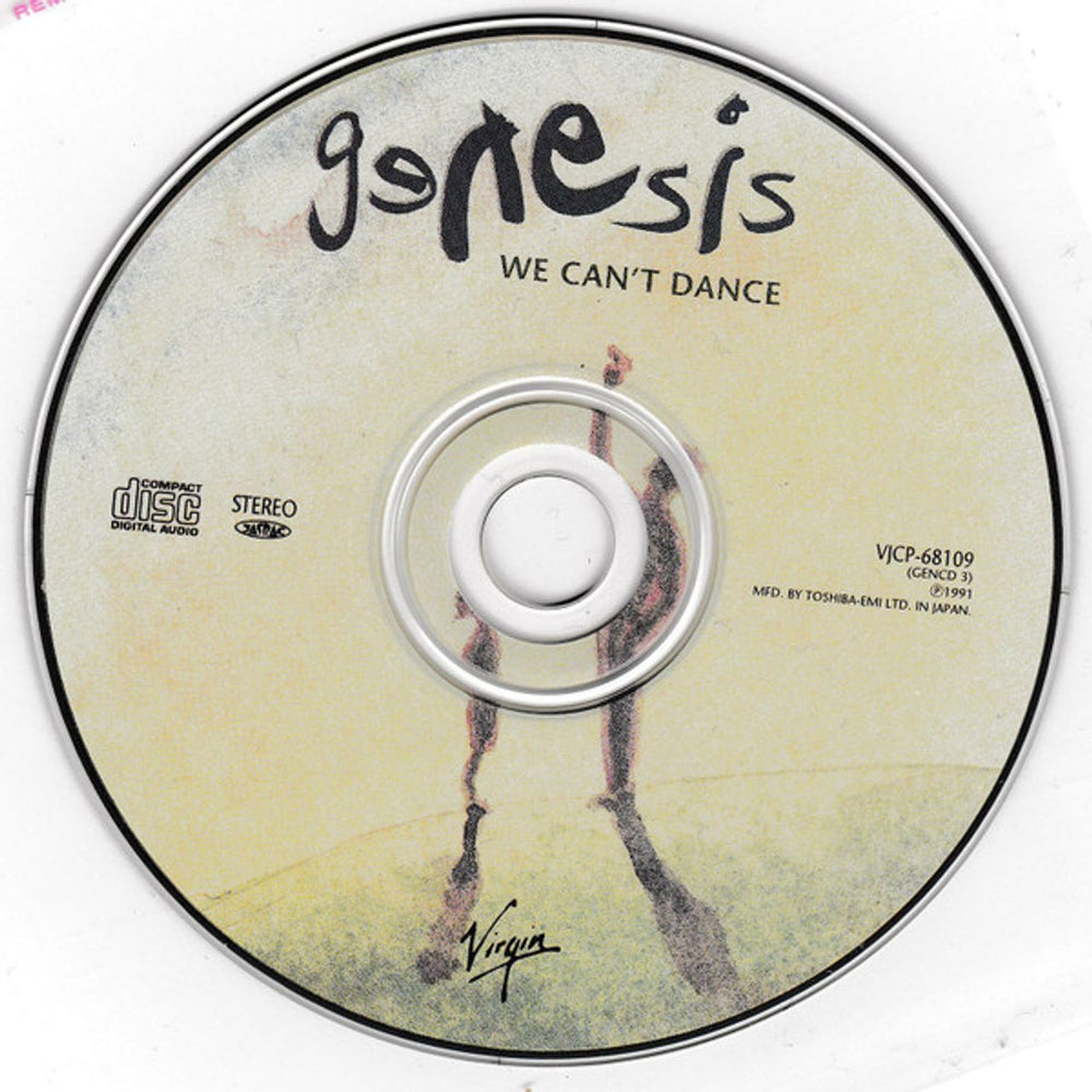 Genesis We Can't Dance Japanese CD album (CDLP) GENCDWE818254