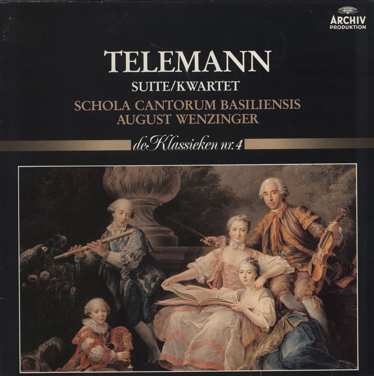 Georg Philipp Telemann Suite / Kwartet German vinyl LP album (LP record) 411209-1