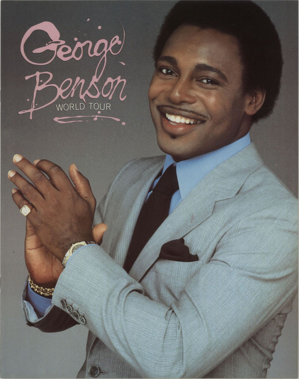 George Benson World Tour + ticket stubs UK tour programme TOUR PROGRAMME