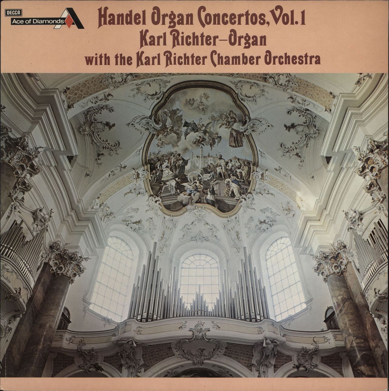 George Frideric Handel Handel Organ Concertos, Vol. 1 UK vinyl LP album (LP record) SDD470