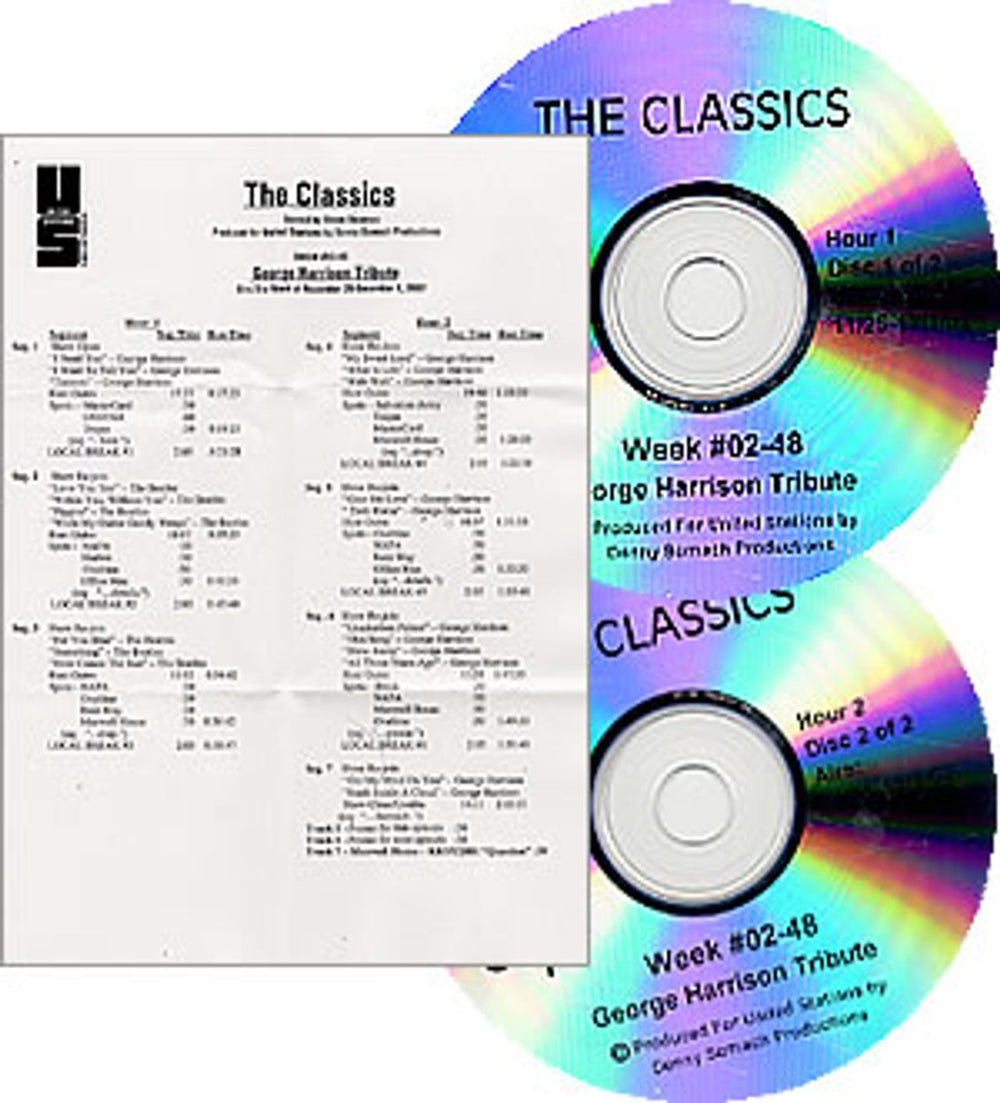 George Harrison The Classics US 2 CD album set (Double CD) #02-48