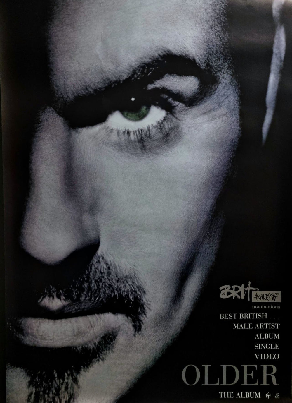 George Michael Older - Brit Awards 1997 UK Promo poster 60 X 40