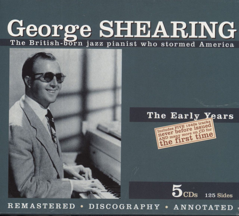 George Shearing The Early Years UK CD Single Box Set JSP954