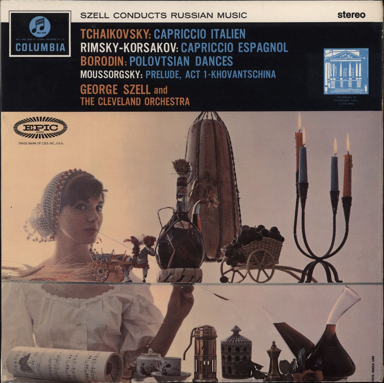 George Szell  Szell Conducts Russian Music UK vinyl LP album (LP record) SAX2490