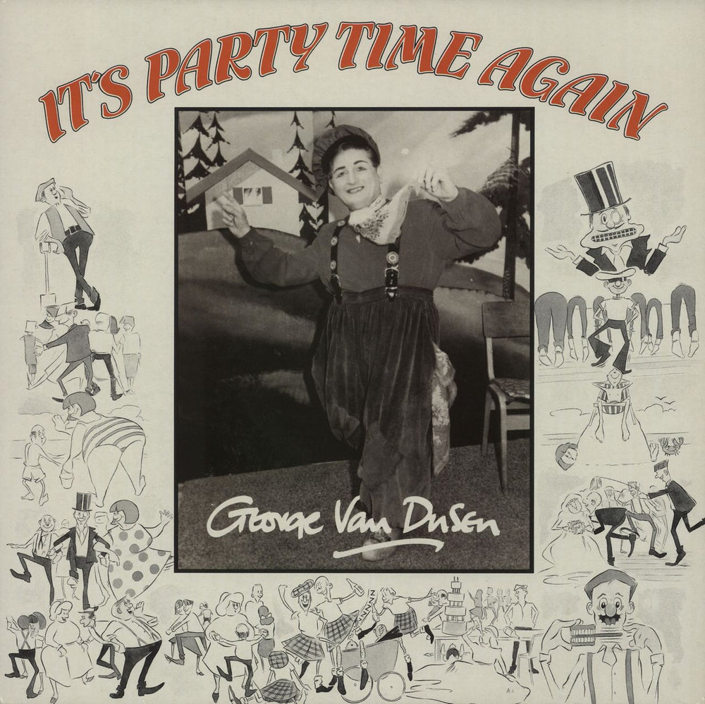 George Van Dusen It's Party Time Again UK vinyl LP album (LP record) BTLP123