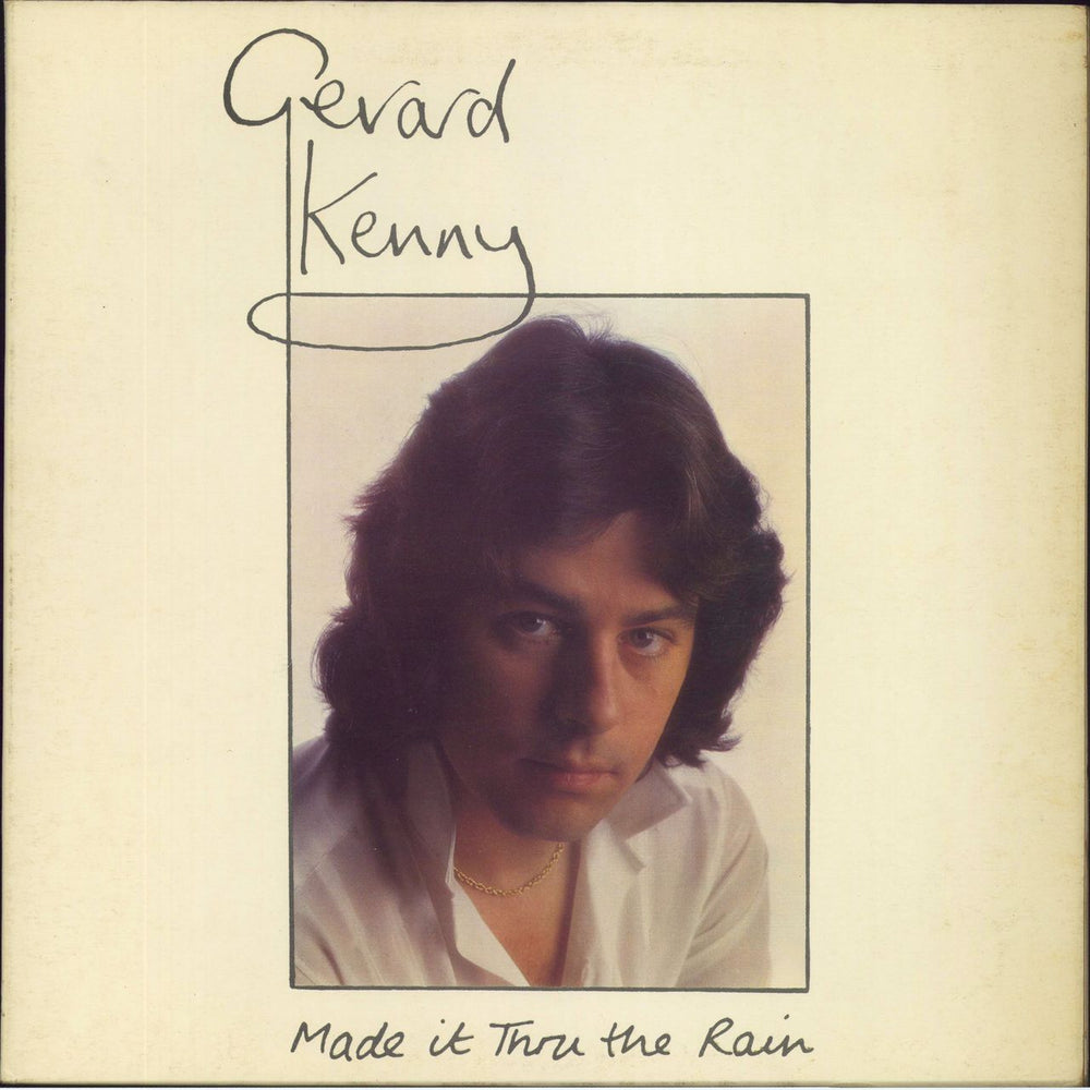 Gerard Kenny Made It Thru The Rain UK Promo vinyl LP album (LP record) PL25218