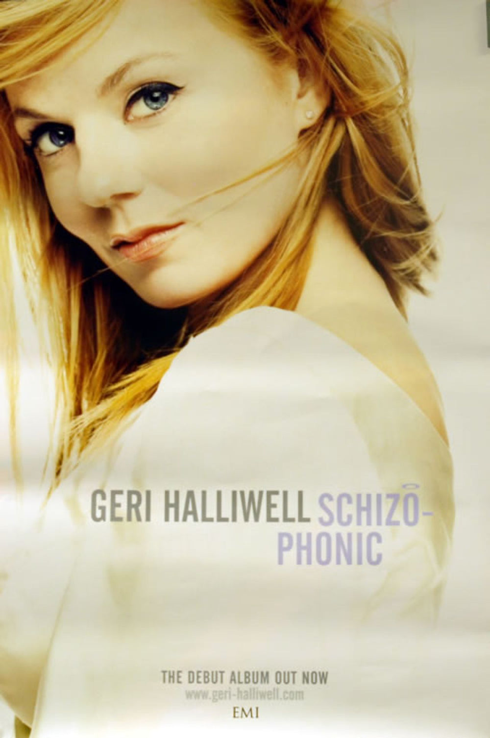 Geri Halliwell Schizophonic - double sided UK Promo poster 20 X 30