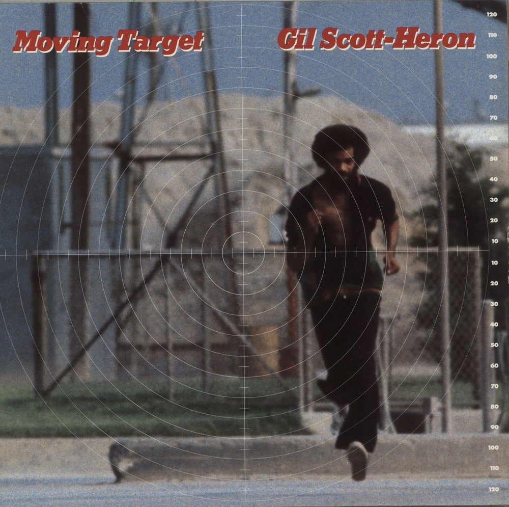 Gil Scott-Heron Moving Target German vinyl LP album (LP record) 204921