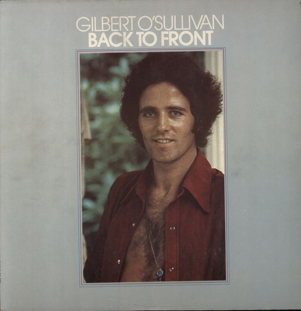 Gilbert O'Sullivan Back To Front - 1st - Complete UK vinyl LP album (LP record) MAM-SS502