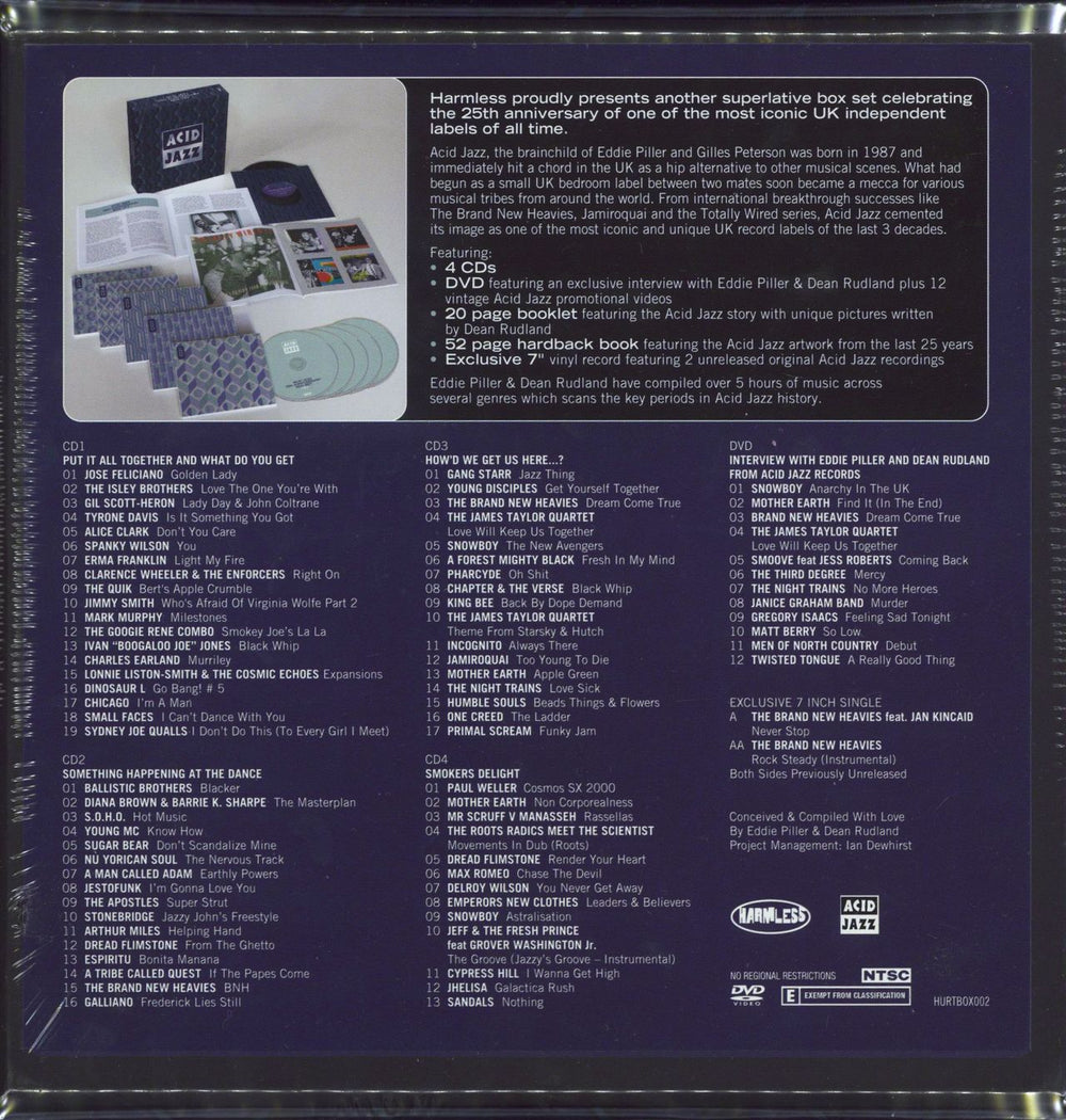 Gilles Peterson Acid Jazz: The 25th Anniversary Box Set - Sealed UK box set