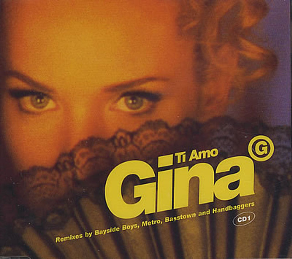 Gina G Ti Amo UK CD single (CD5 / 5") WEA107CD1