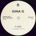 Gina G Ti Amo UK Promo 12" vinyl single (12 inch record / Maxi-single) SAM2077