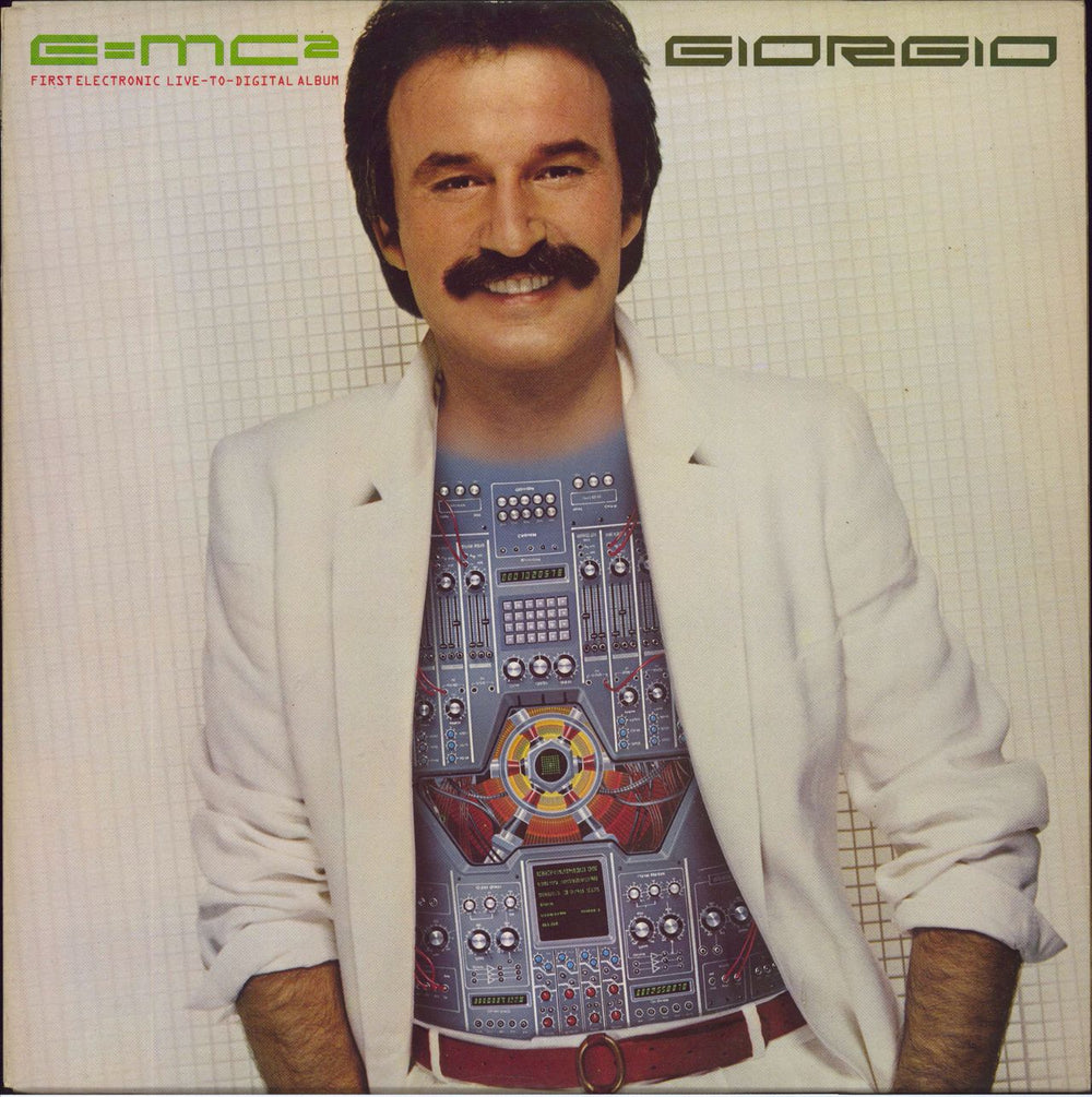 Giorgio Moroder E=MC² UK vinyl LP album (LP record) OASLP507