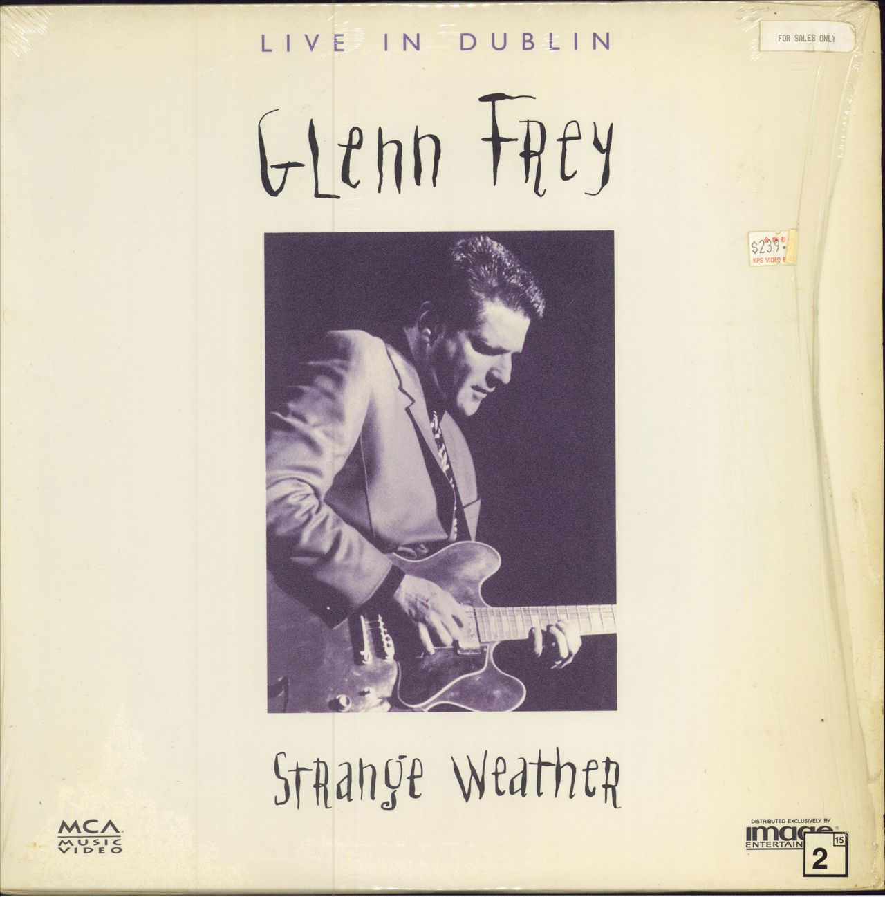 Glenn Frey Strange Weather - Live In Dublin US laserdisc / lazerdisc ID2276MS