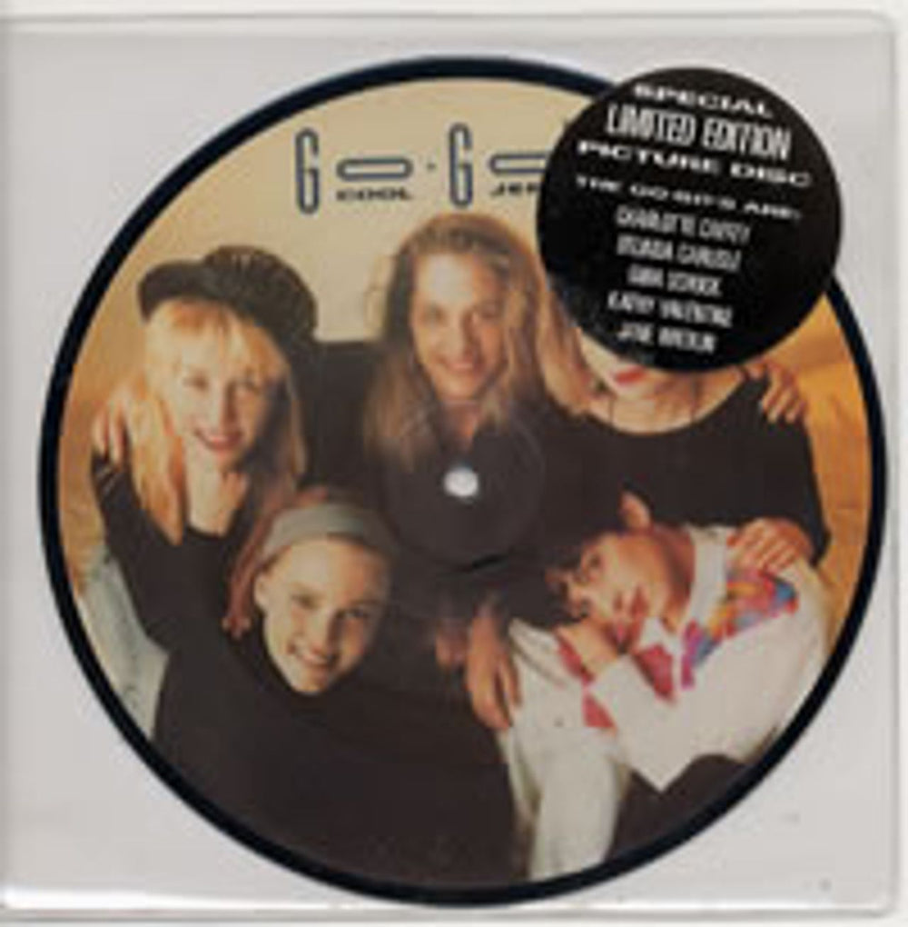 Go-Go's Cool Jerk UK 7" vinyl picture disc (7 inch picture disc single) AMP712