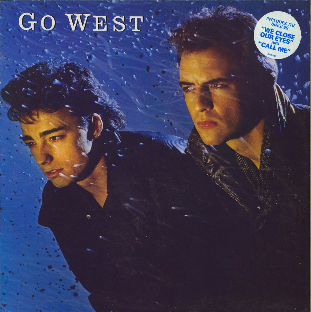 Go West Go West - Hype Sticker UK vinyl LP album (LP record) CHR1495