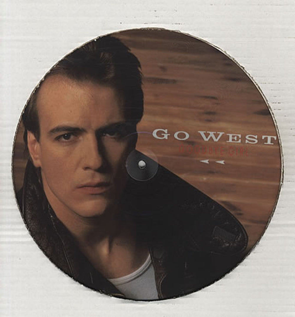 Go West Goodbye Girl + Printed PVC UK 12" vinyl picture disc (12 inch picture record) GOWP2