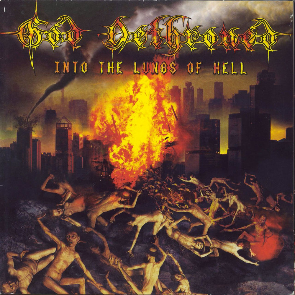 God Dethroned Into The Lungs of Hell German 2-LP vinyl record set (Double LP Album) 3984-14409-1