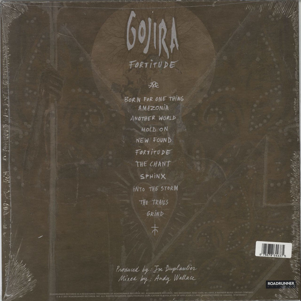 Gojira Fortitude - Red Vinyl US vinyl LP album (LP record)