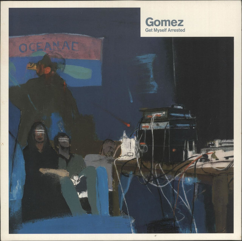 Gomez Get Myself Arrested UK 12" vinyl single (12 inch record / Maxi-single) HUTT97