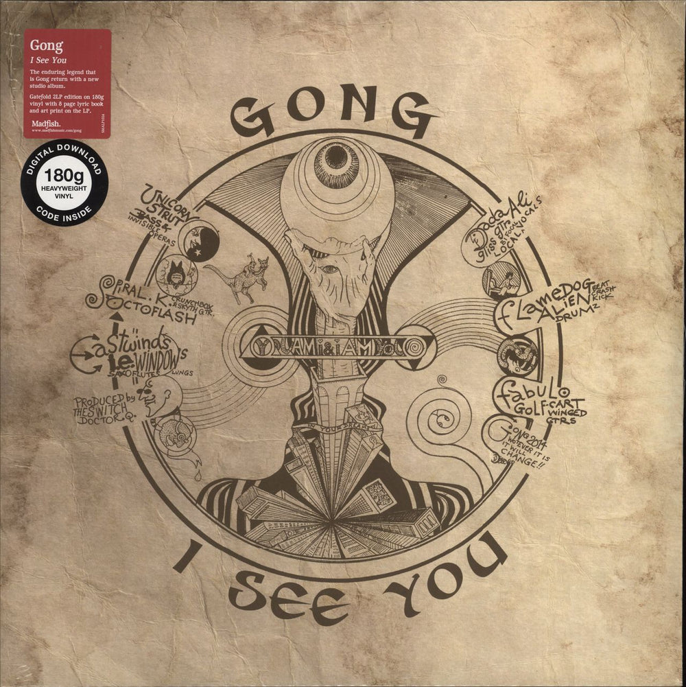 Gong I See You - 180g UK 2-LP vinyl record set (Double LP Album) SMALP1024