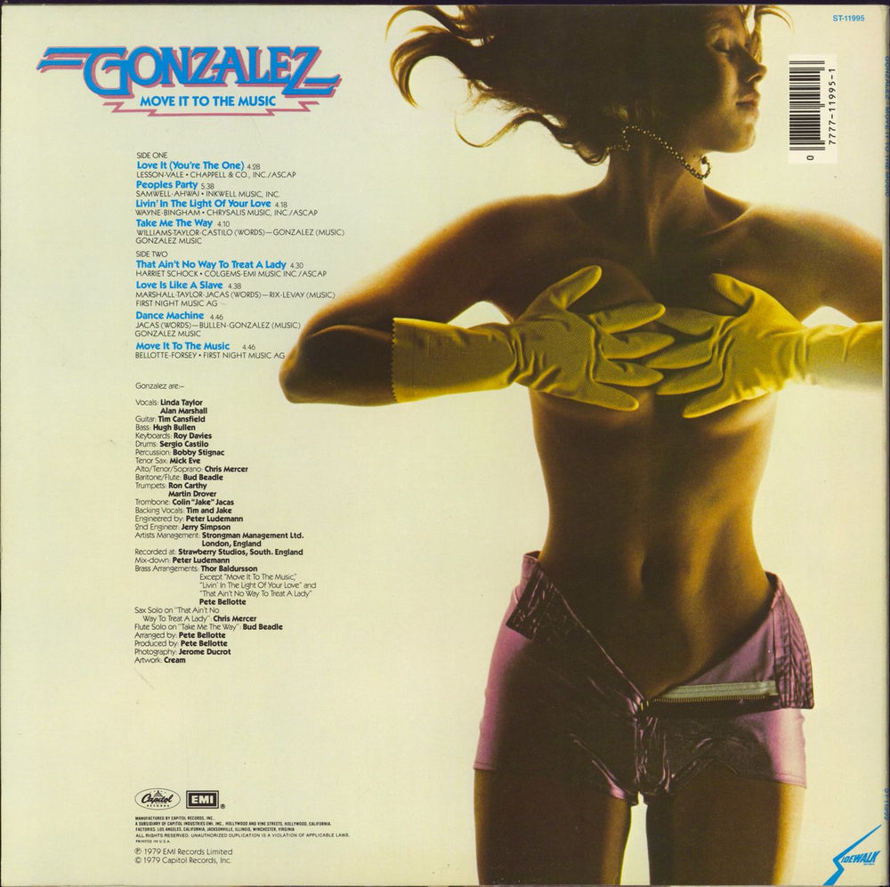 Gonzalez Move It To The Music US vinyl LP album (LP record)