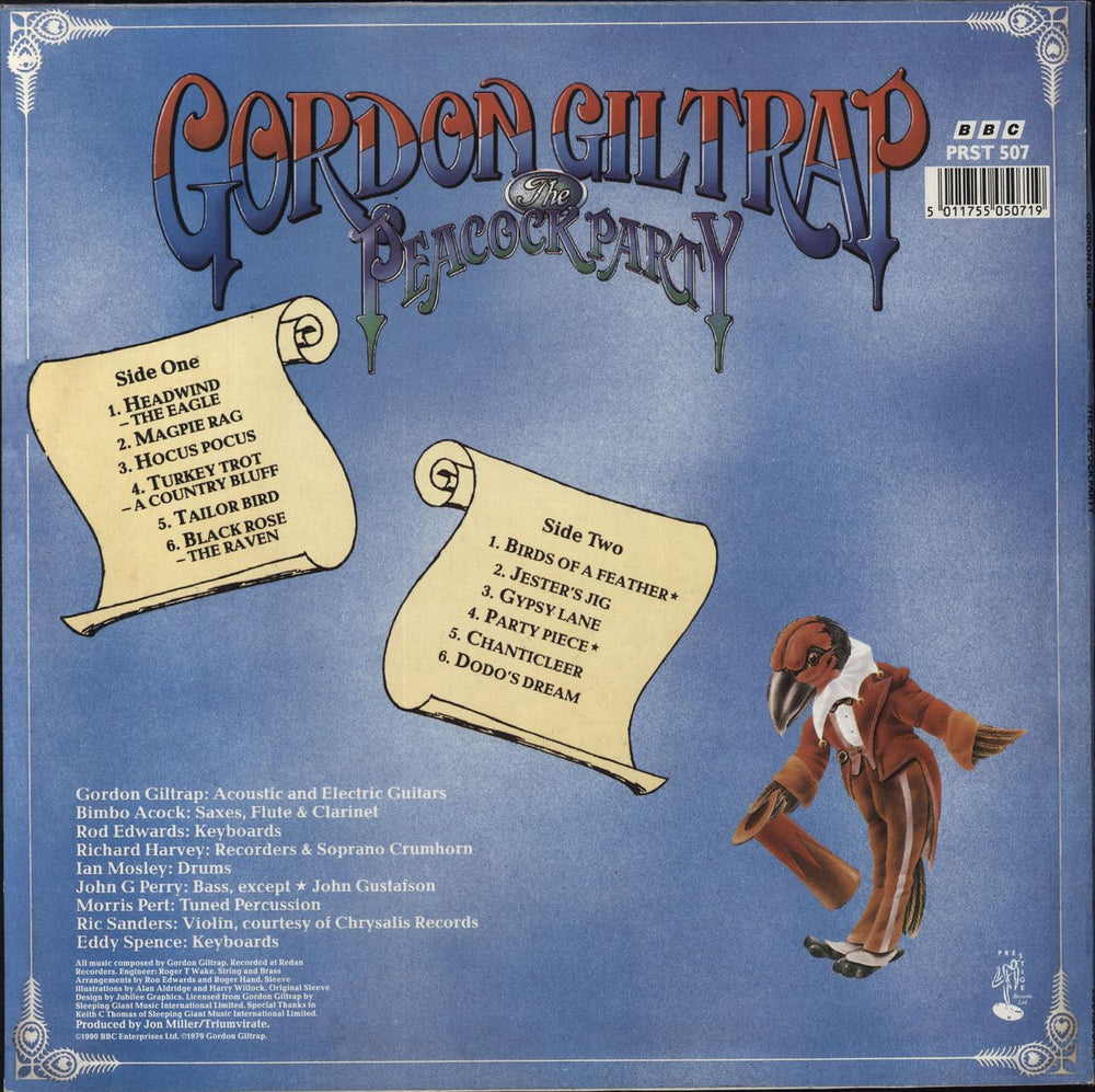 Gordon Giltrap The Peacock Party UK vinyl LP album (LP record) 5011755050719