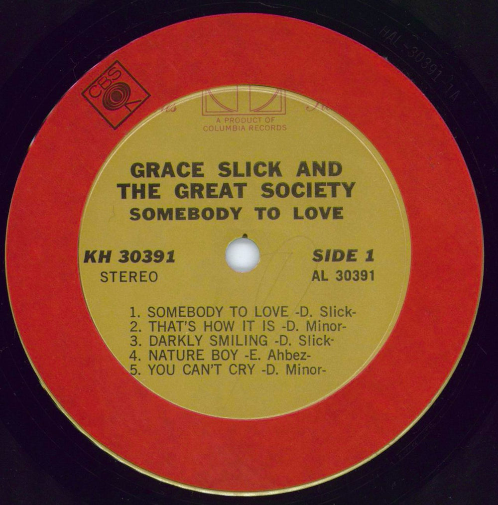 Grace Slick Somebody To Love - Export Issue US vinyl LP album (LP record) GSKLPSO773844