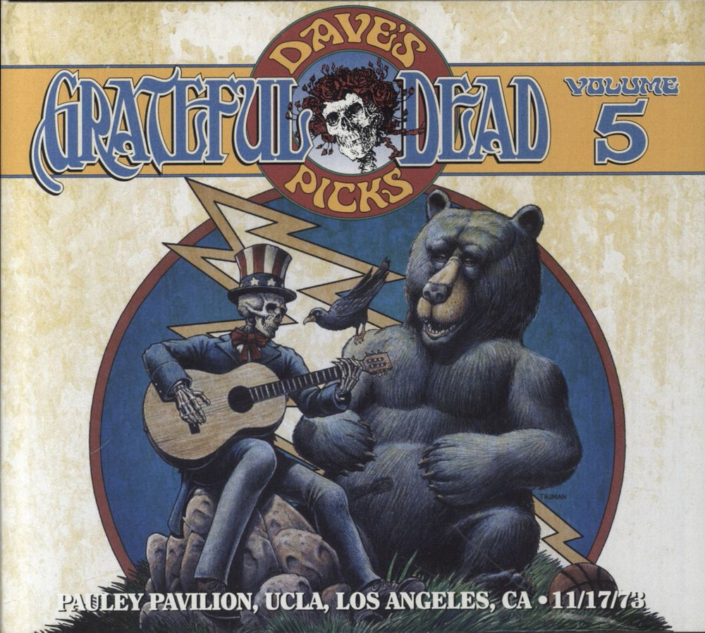 Grateful Dead Dave's Picks Volume 5: Pauley Pavilion, UCLA, Los Angeles, CA 11/17/73 US 3-CD album set (Triple CD) R2532995