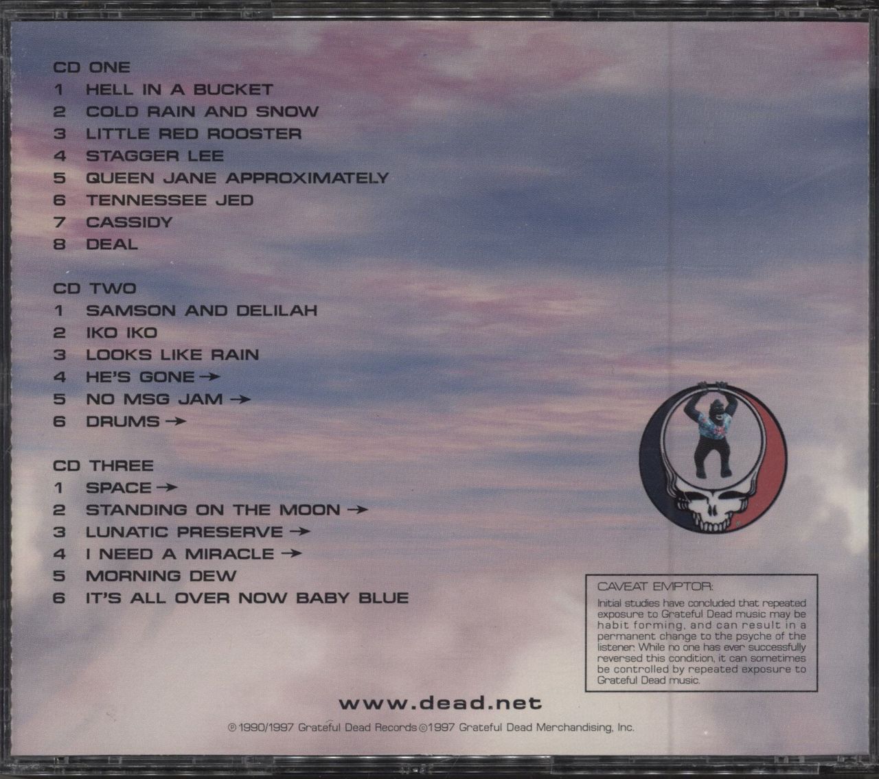 Grateful Dead Dick's Picks Volume Nine US 3-CD album set (Triple CD) GRD3CDI787083