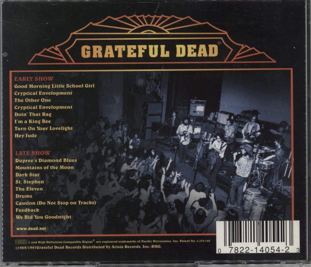 Grateful Dead Fillmore East 2-11-69 UK 2 CD album set (Double CD) 078221405423