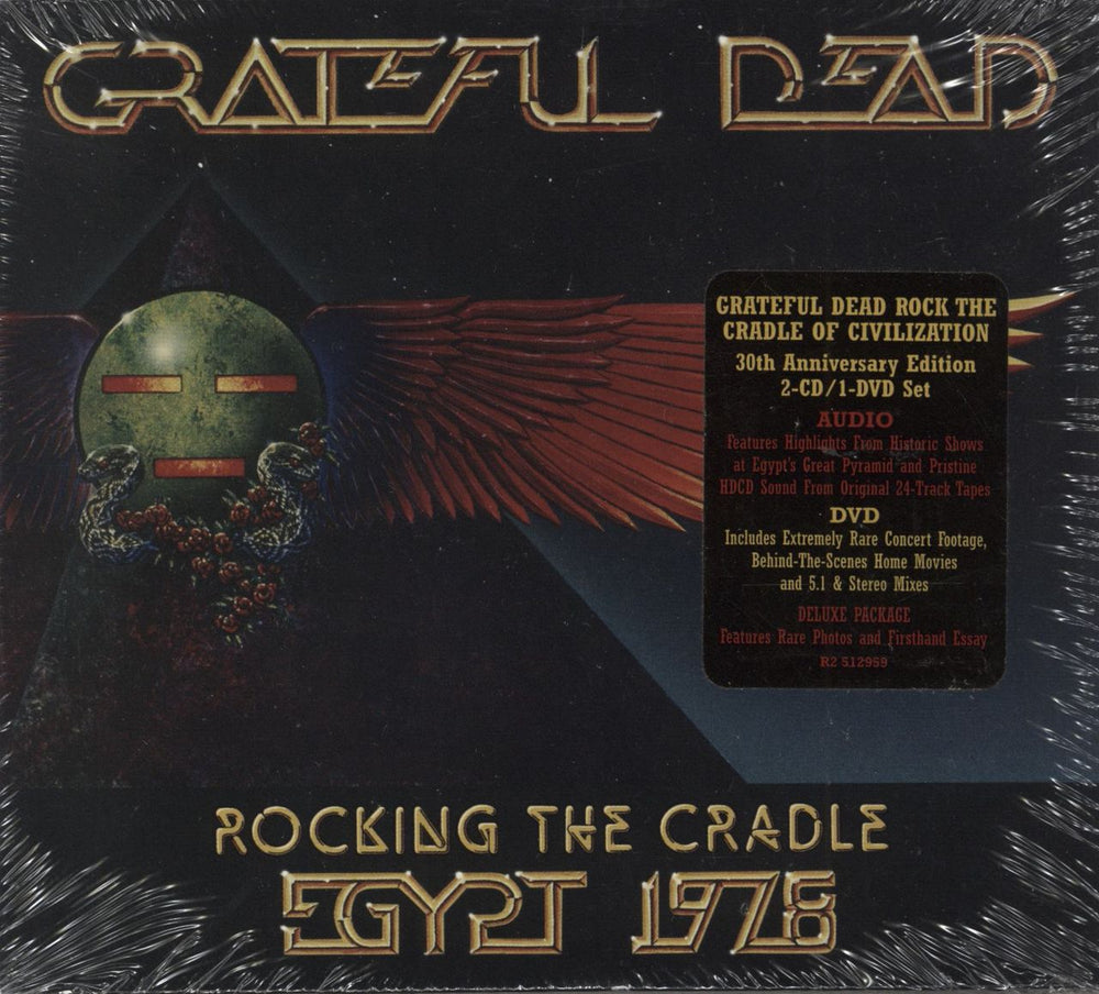 Grateful Dead Rocking The Cradle: Egypt 1978 - Sealed US 3-disc CD/DVD Set R2512959